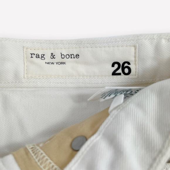 Rag & Bone Anna Full-Zip Front Frayed Denim Skirt Size 26 - Picture 5 of 10